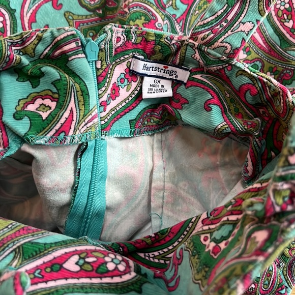 Hartstrings paisley corduroy dress patch pockets 6x - Picture 4 of 6